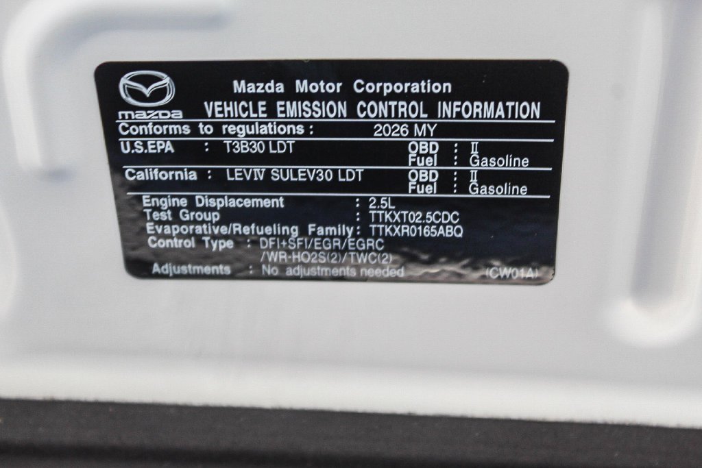 New 2026 Wind Chill Pearl Mazda Premium AWD image 13