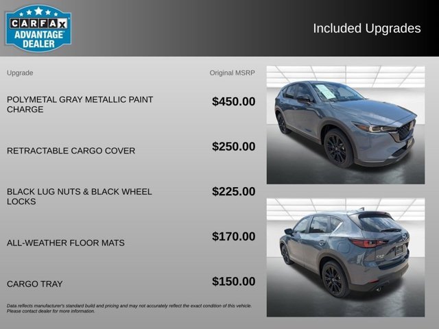 Certified Used 2025 Gray Mazda 2.5 S Carbon Edition image 3