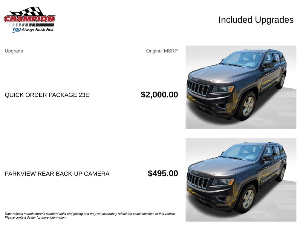 Used 2016 Gray Jeep Laredo image 4
