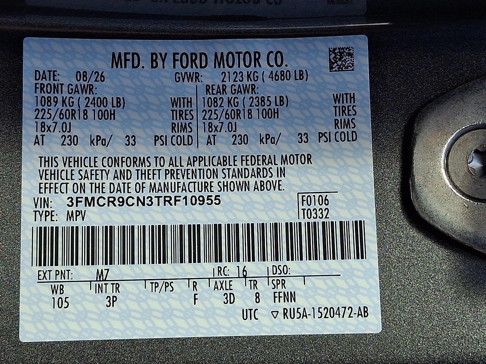 New 2026 Carbonized Gray Metallic Ford Outer Banks® image 19