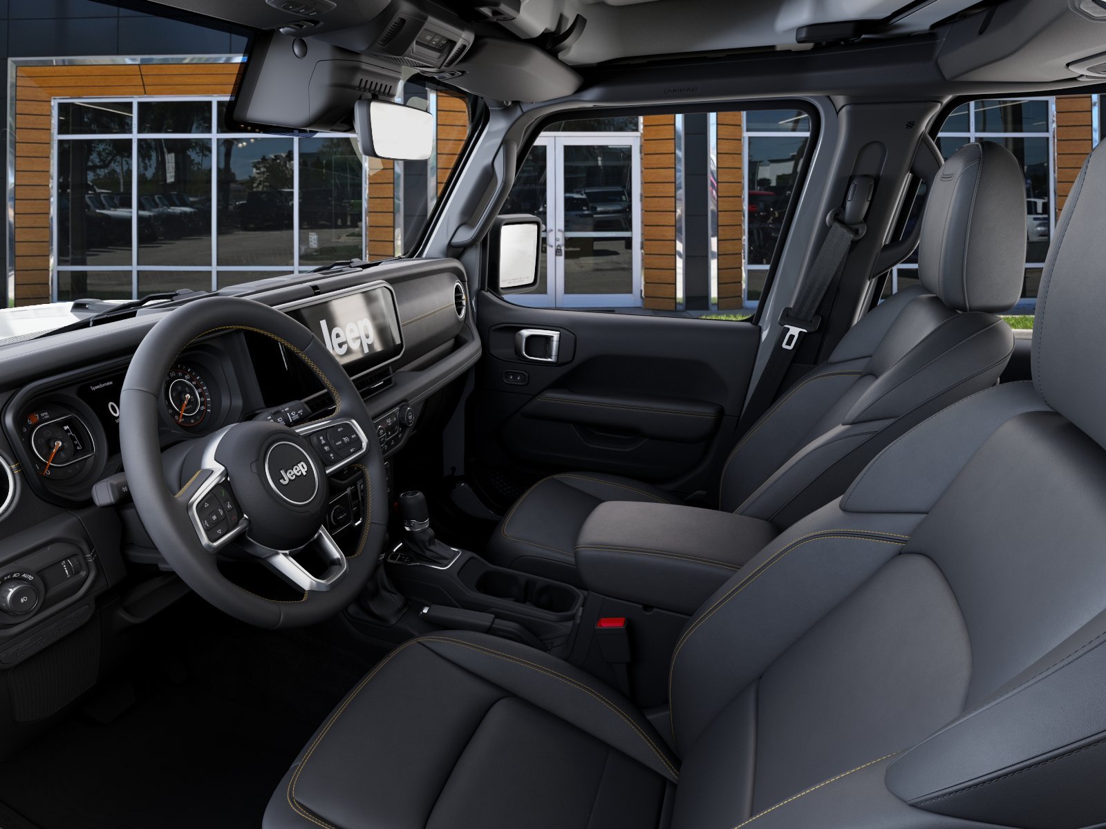 New 2026 Bright White Clearcoat Jeep Sahara image 48