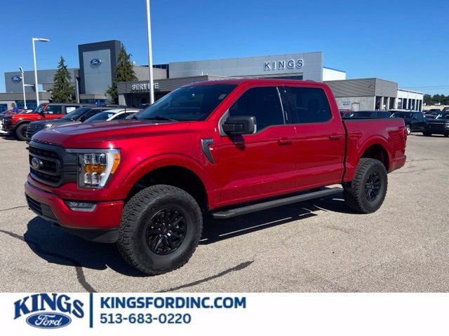 Certified Used 2022 Red Metallic Ford XLT image 1