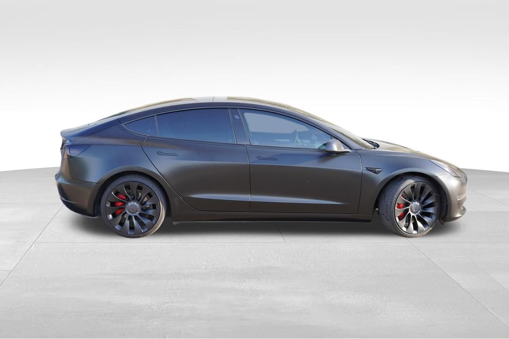 Used 2023 Matte Black Tesla Performance image 3