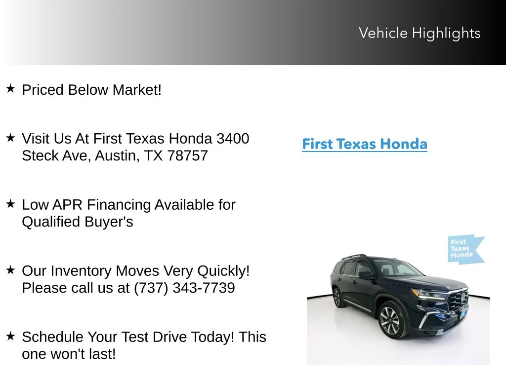 Certified Used 2023 Black Honda Elite image 10