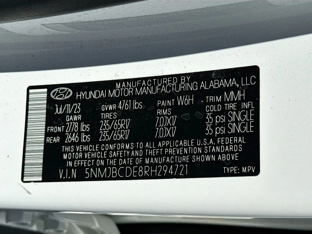Used 2024 White Pearl Hyundai SEL image 23