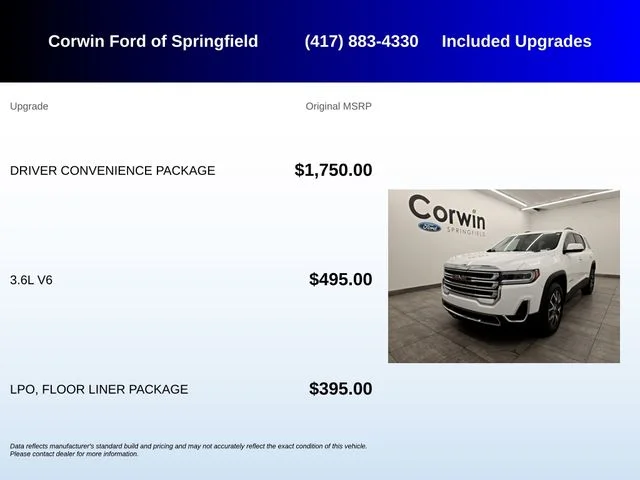 Used 2020 Summit White GMC SLE image 5