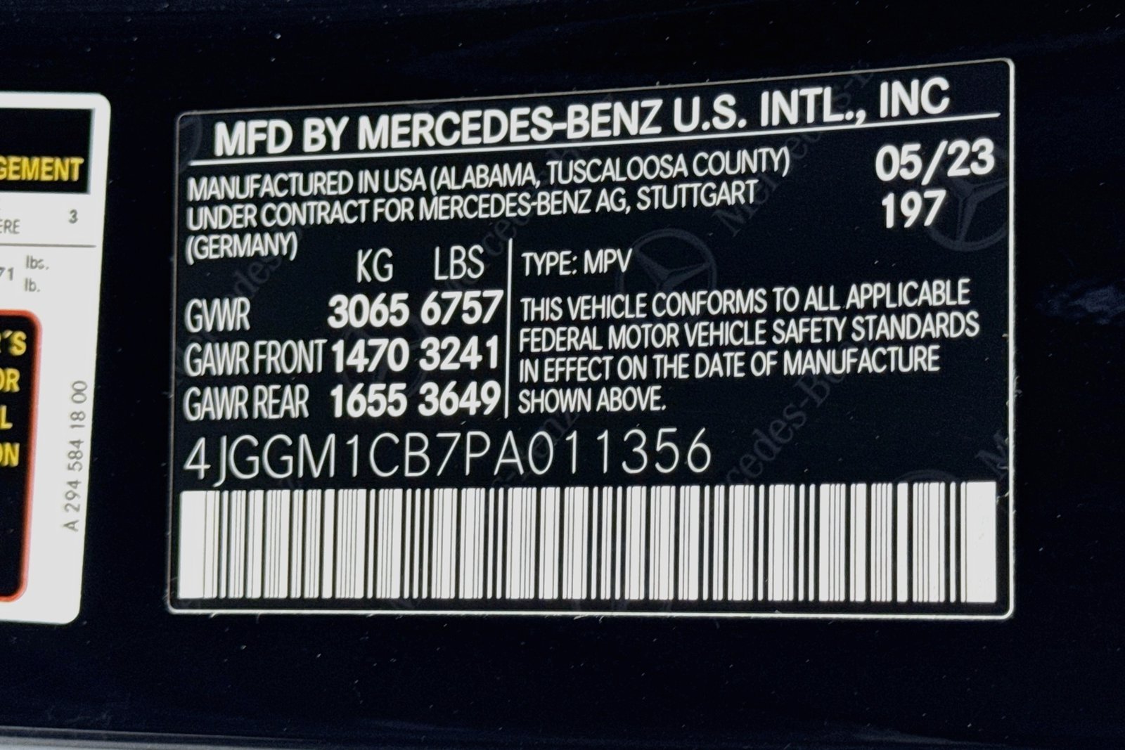 Certified Used 2023 Obsidian Black Metallic Mercedes-Benz EQE 350 image 30