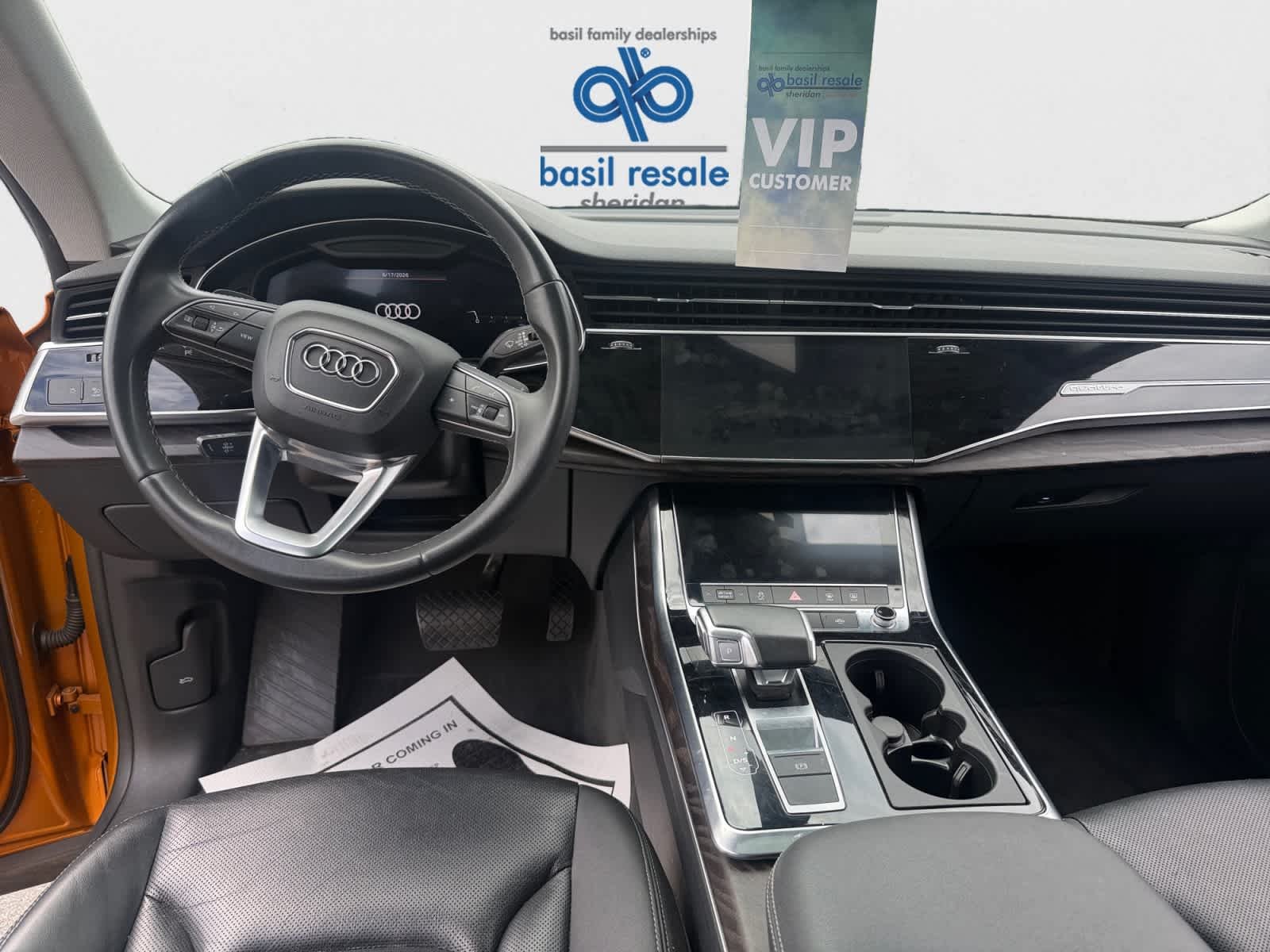 Used 2021 Dragon Orange Metallic Audi Premium Plus image 15