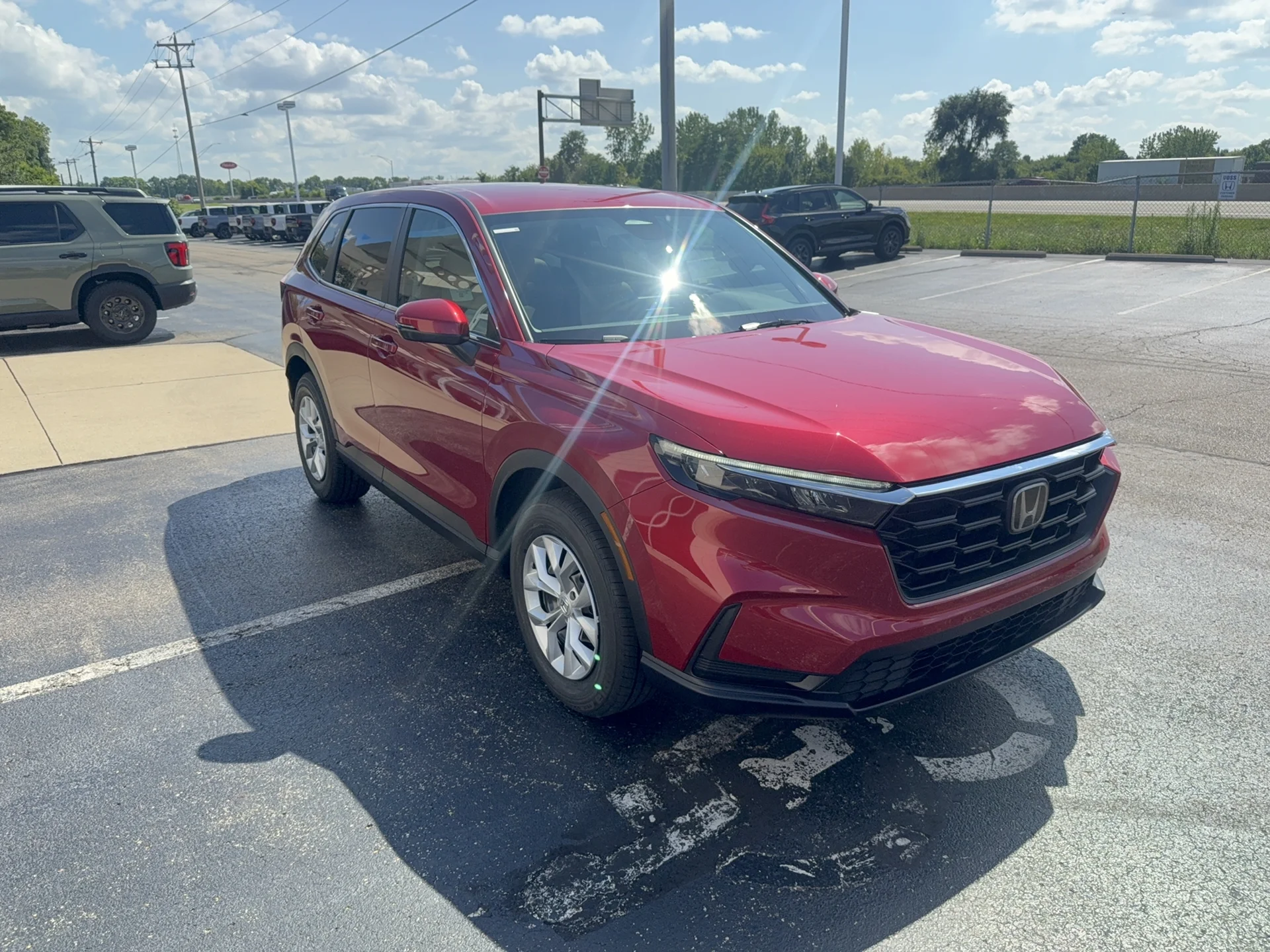 New 2026 Radiant Red Metallic Honda LX image 3