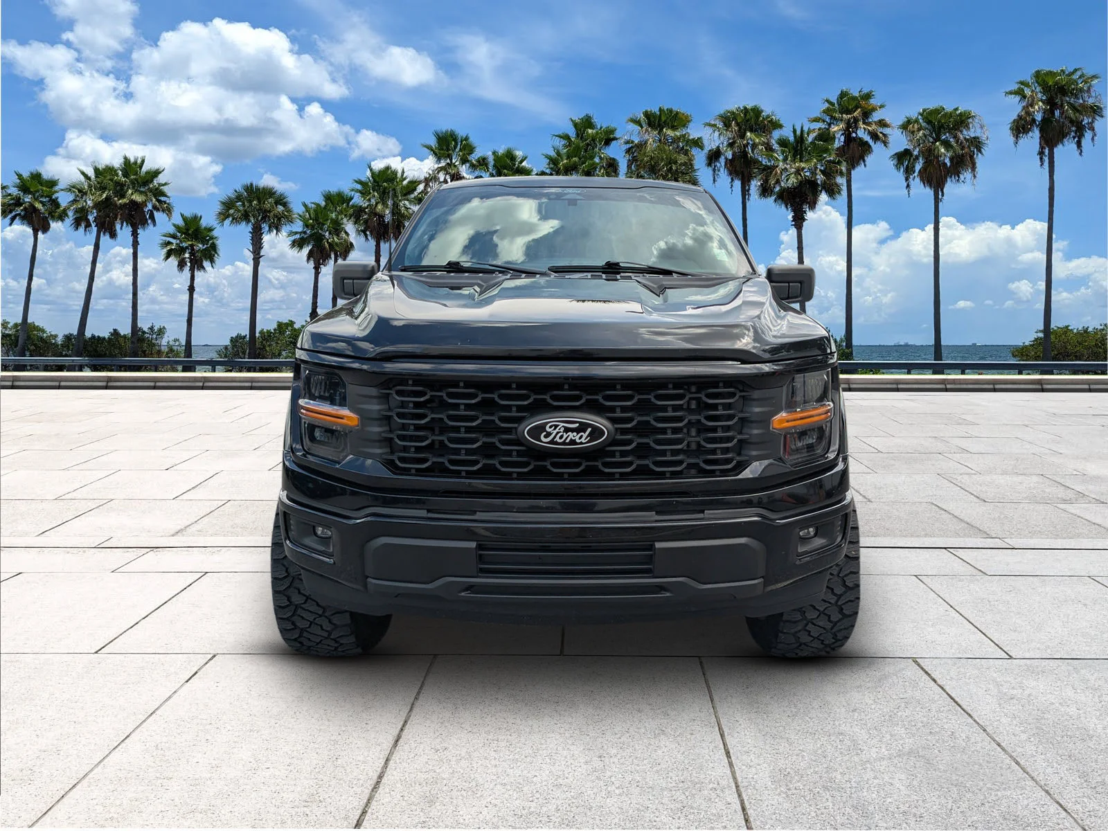 Used 2024 Agate Black Metallic Ford STX image 2