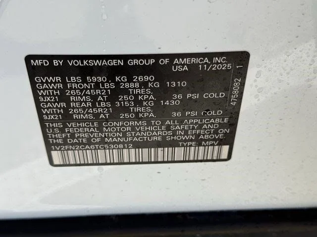 2026 Volkswagen Atlas SEL Premium R-Line - Photo 21