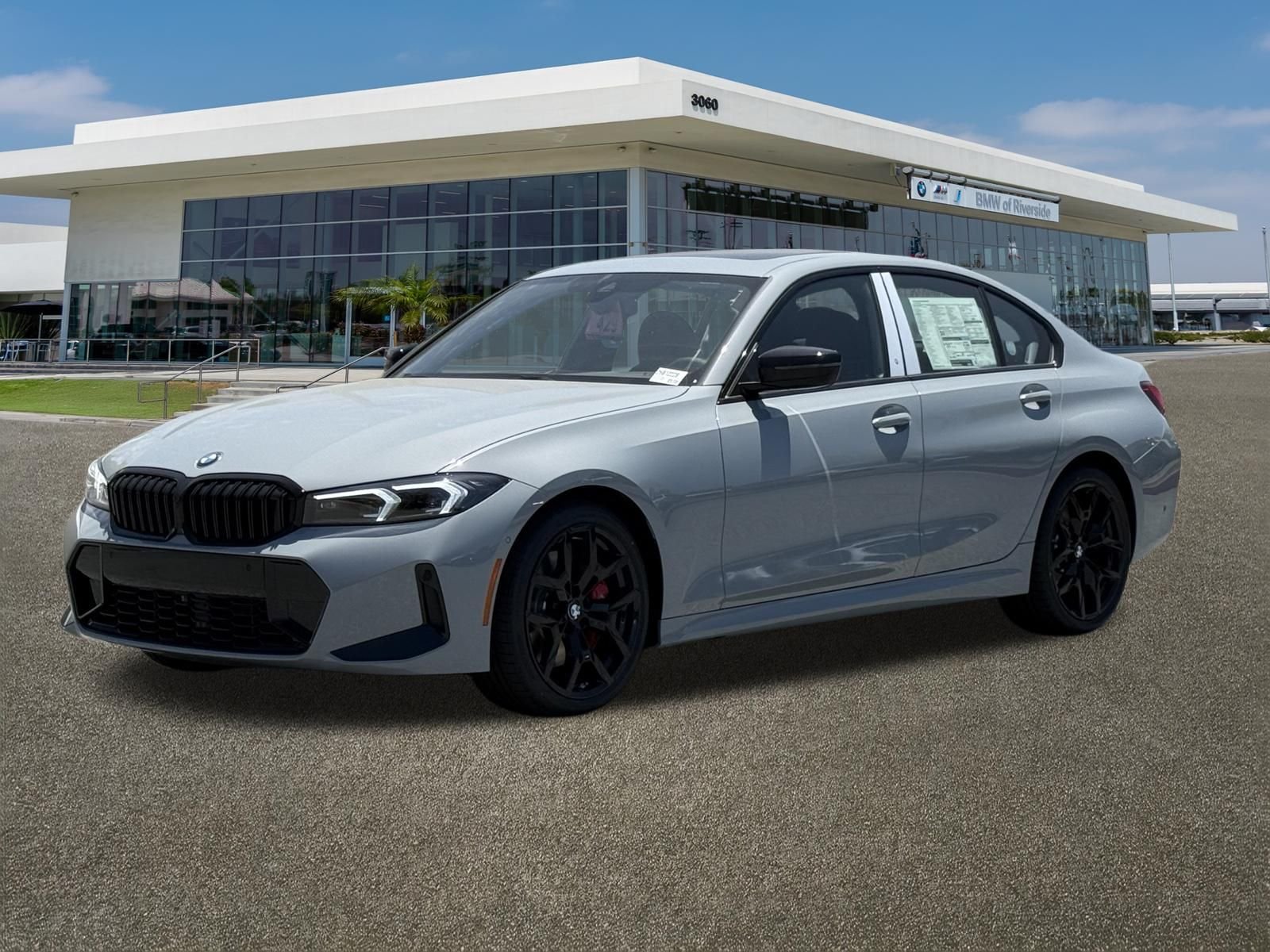 New 2026 Brooklyn Grey Metallic BMW 330i image 4