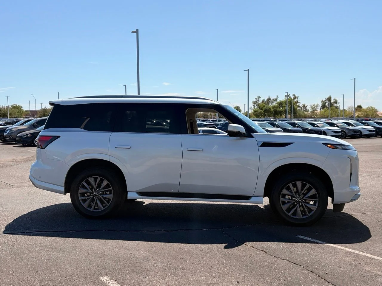 Certified Used 2026 Radiant White INFINITI Pure image 6