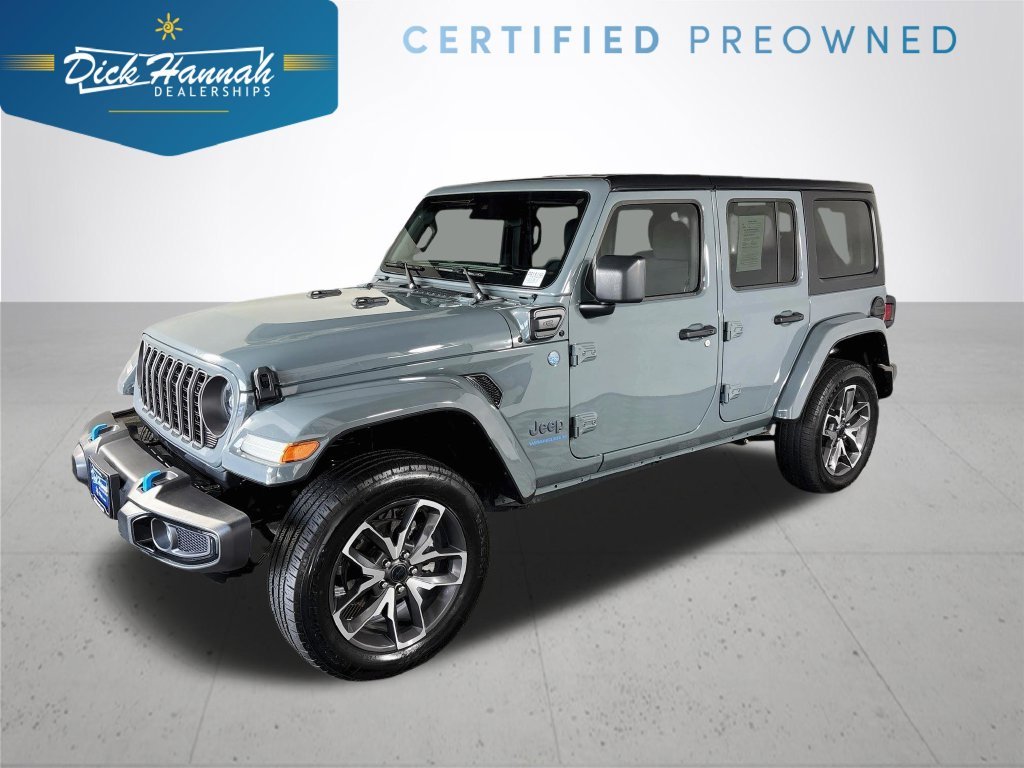 Used 2024 Gray Jeep Sport S 4xe image 1
