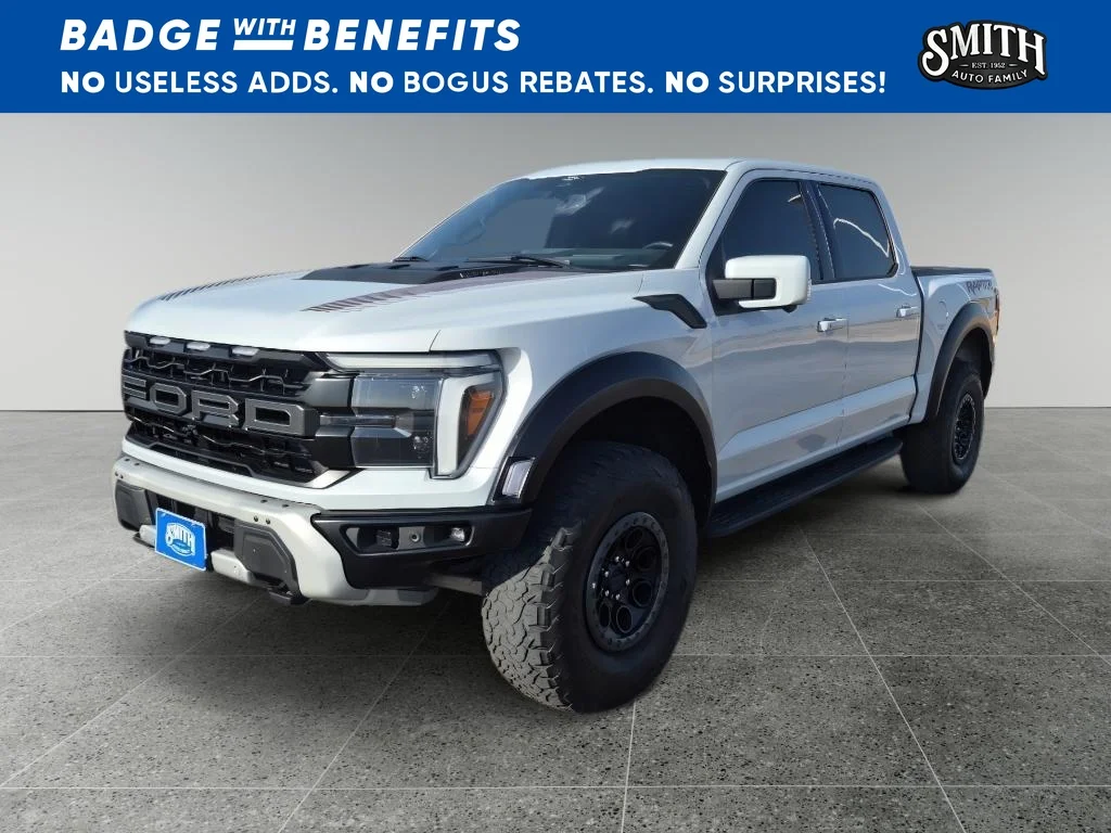 Used 2025 Space White Metallic Ford Raptor image 6