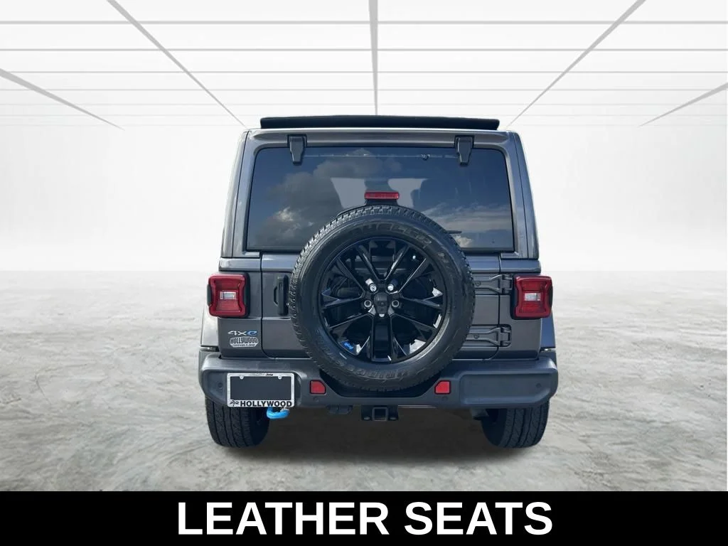 Used 2022 Gray Jeep Unlimited Sahara 4xe image 6