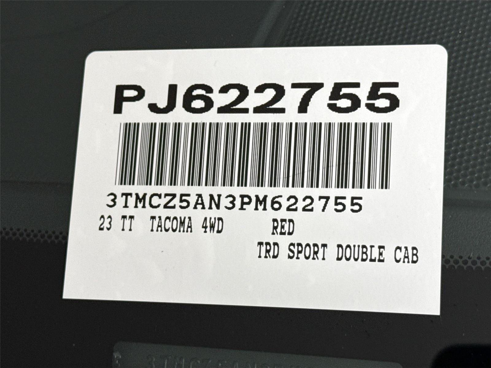 Certified Used 2023 Barcelona Red Metallic Toyota TRD Sport image 39