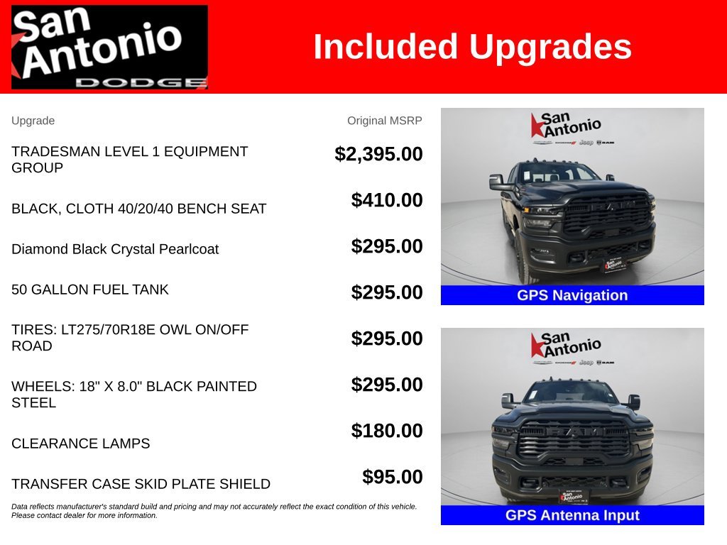 New 2026 Diamond Black Crystal Pearl-Coat Exterior Paint RAM Tradesman image 6