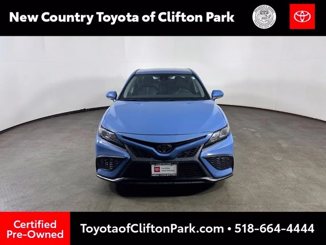 Certified Used 2024 Blue Toyota SE image 2