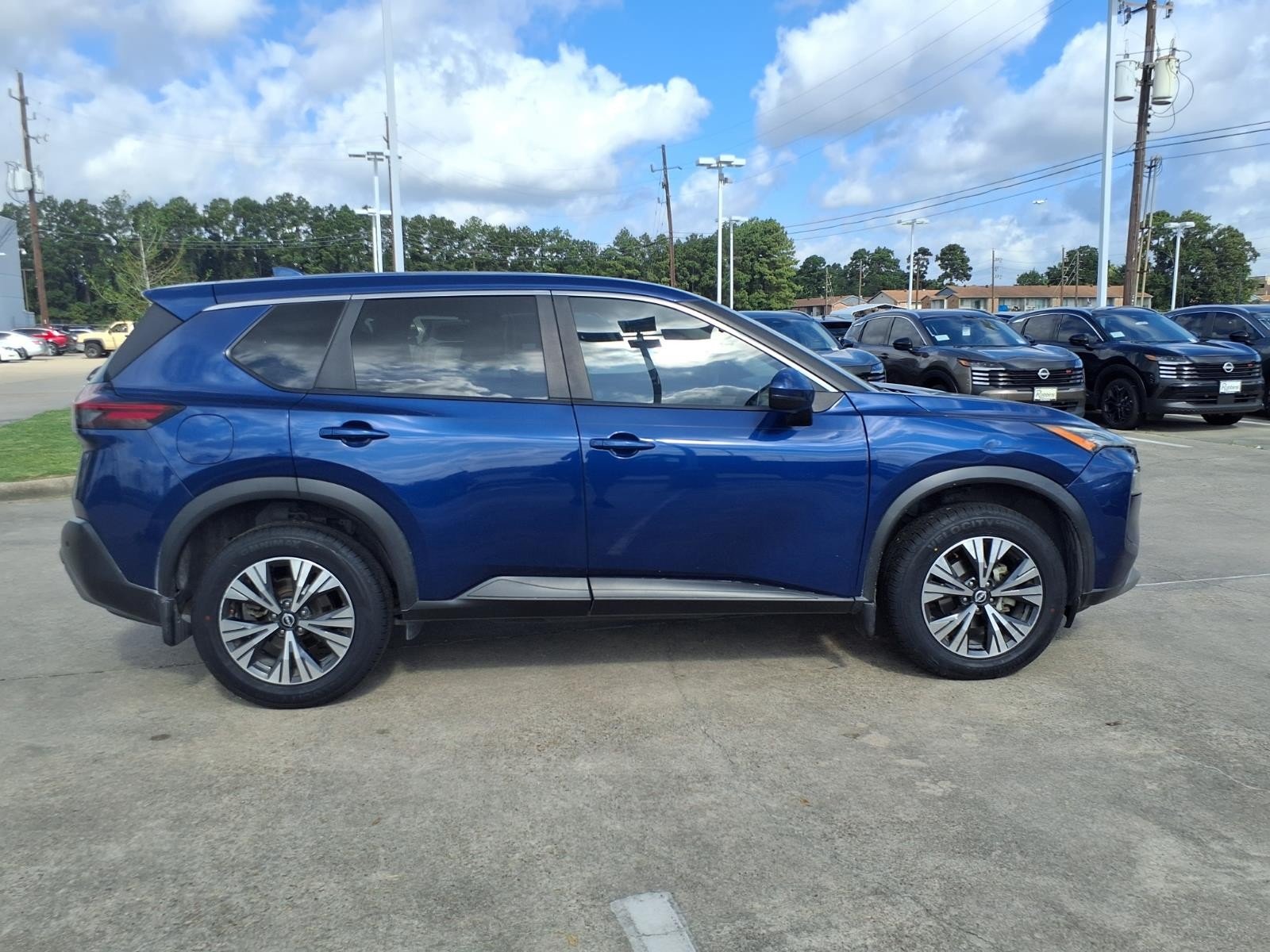 2022 Nissan Rogue SV Blue at Robbins Nissan