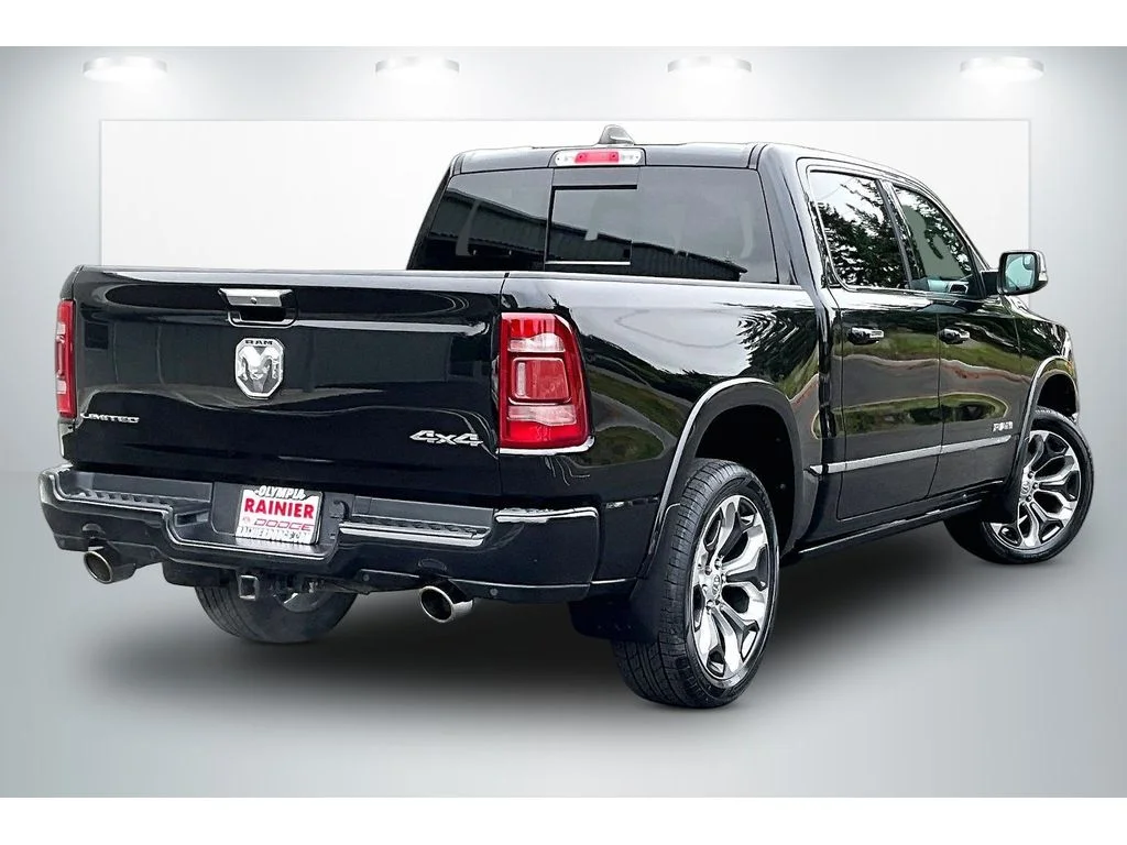 Used 2022 Diamond Black Crystal Pearlcoat Ram Limited image 13