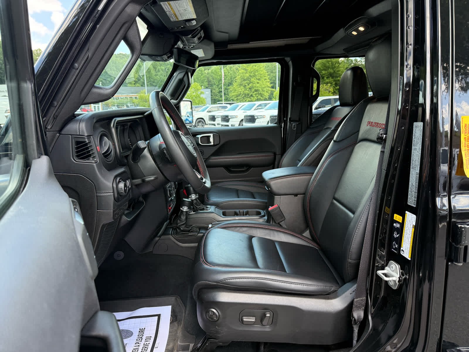 Used 2024 Black Clearcoat Jeep Rubicon X image 11