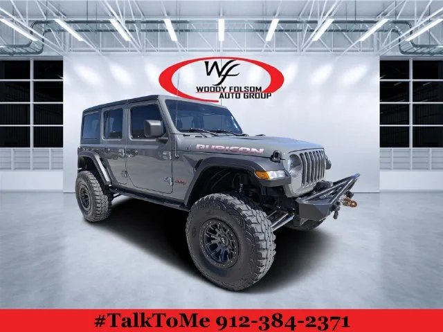 Used 2022 Gray Jeep Unlimited Rubicon image 1
