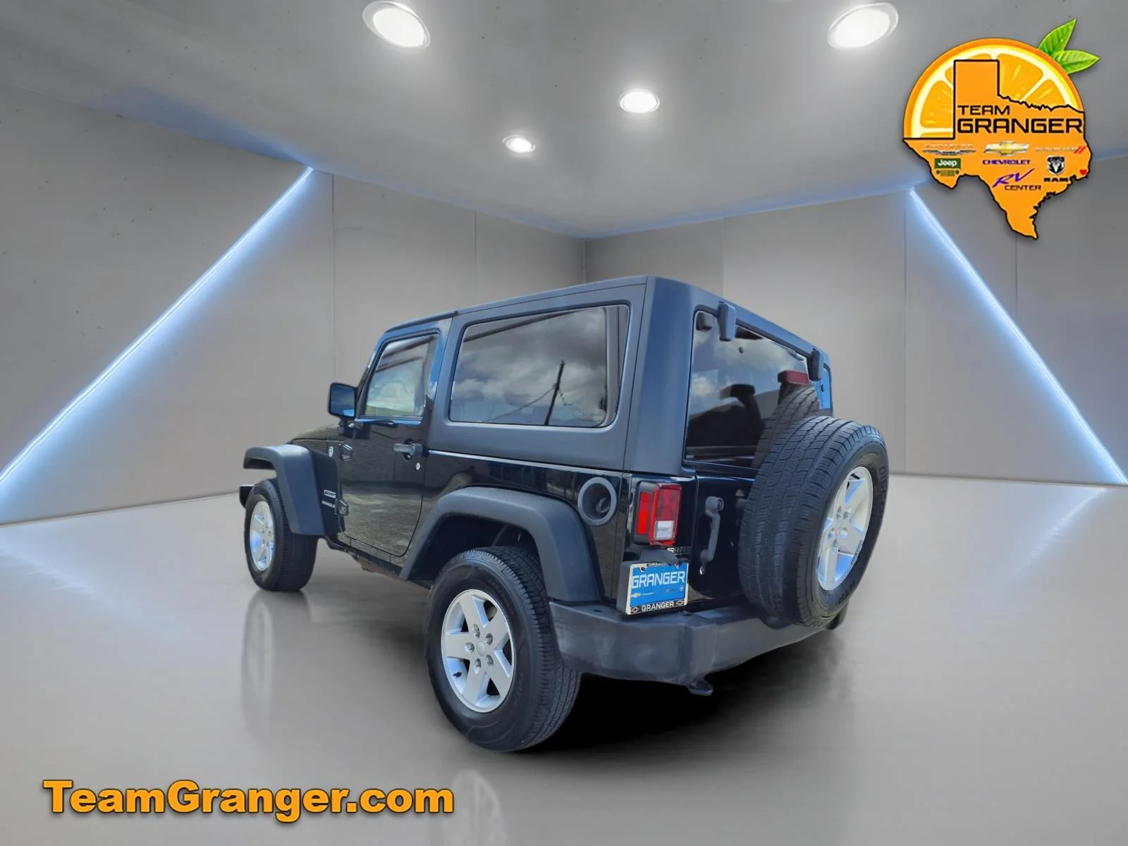 Used 2017 Jeep Wrangler Sport S with VIN 1C4AJWAG5HL725393 for sale in Orange, TX