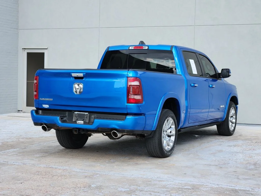 Used 2022 Hydro Blue Pearlcoat Ram Laramie image 8