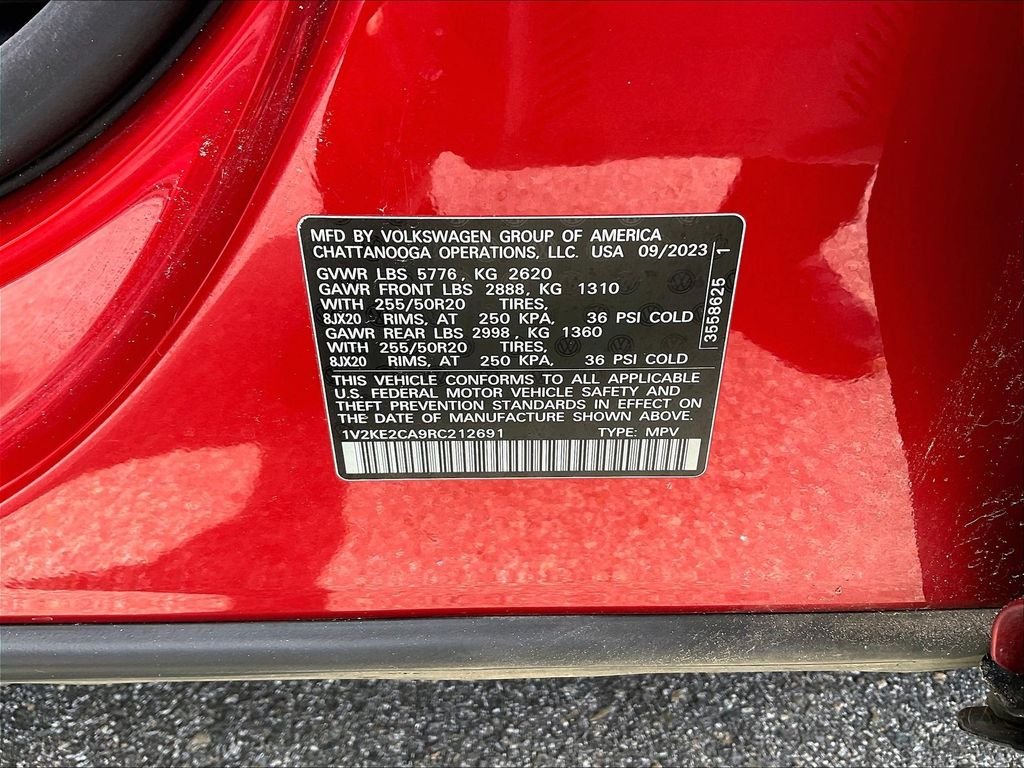 Used 2024 Aurora Red Metallic Volkswagen 2.0T SE w/Technology image 32