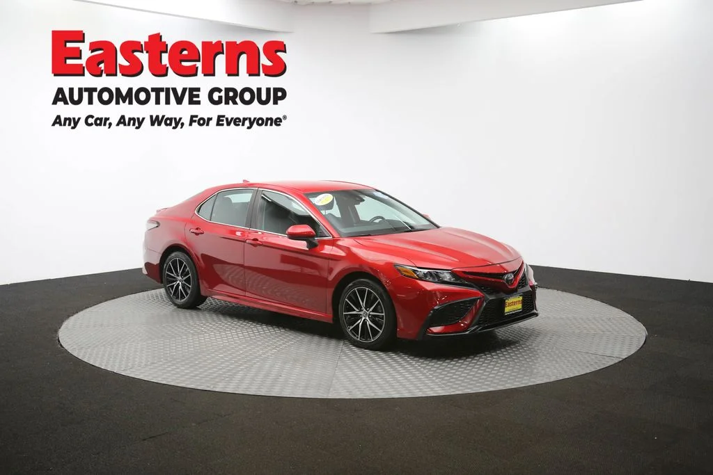Used 2021 Red Toyota SE image 46