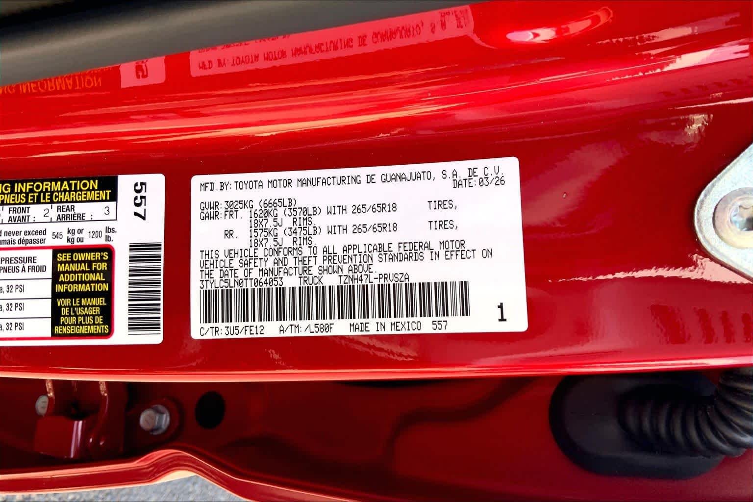 New 2026 Supersonic Red Toyota TRD Sport i-FORCE MAX image 21
