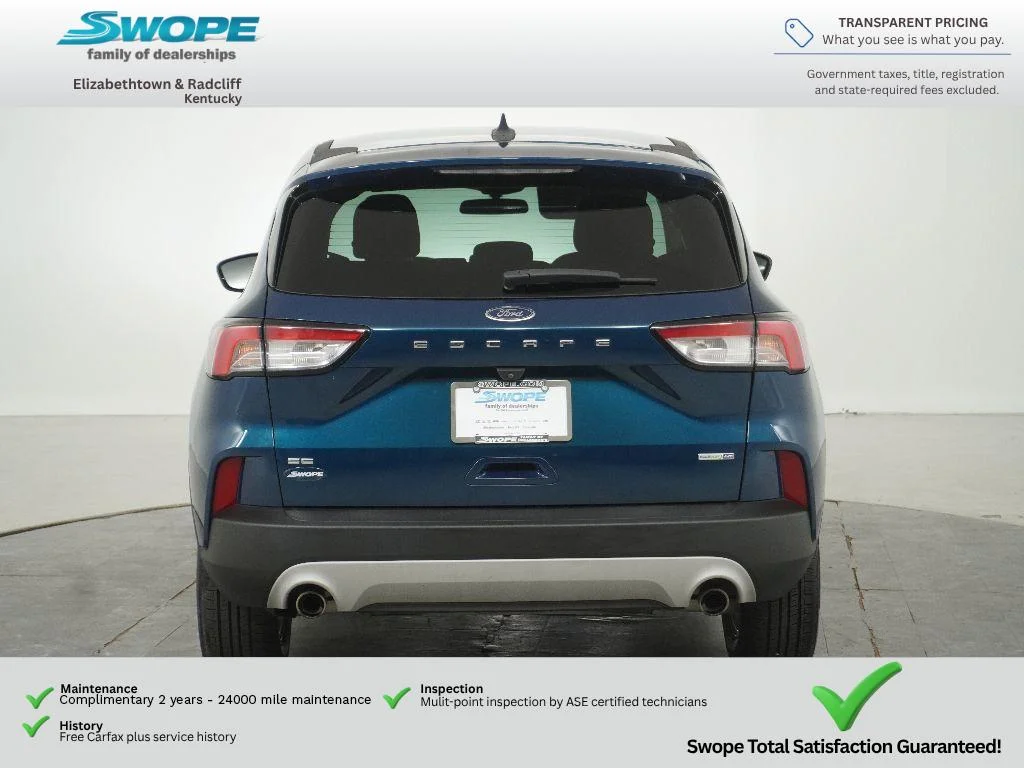 Used 2020 Dark Persian Green Metallic Ford SE image 8