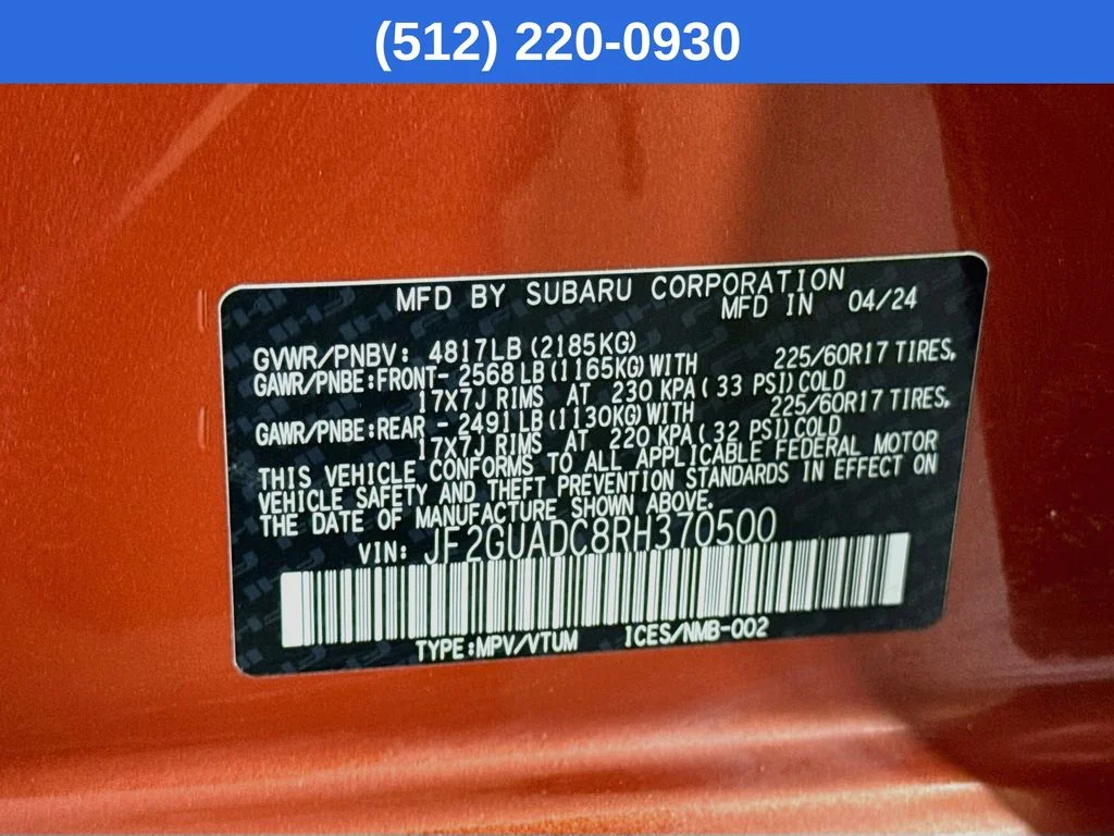 Certified Used 2024 Beige Subaru Premium image 39