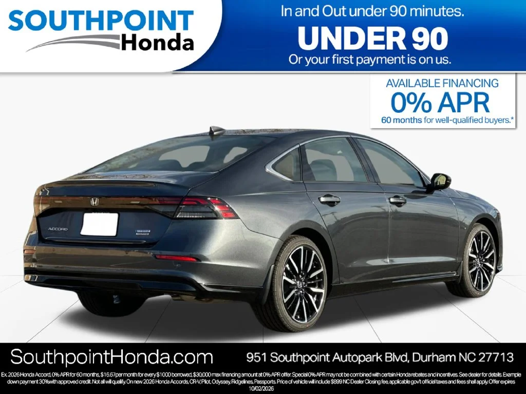 New 2026 Meteorite Gray Metallic Honda Touring image 3