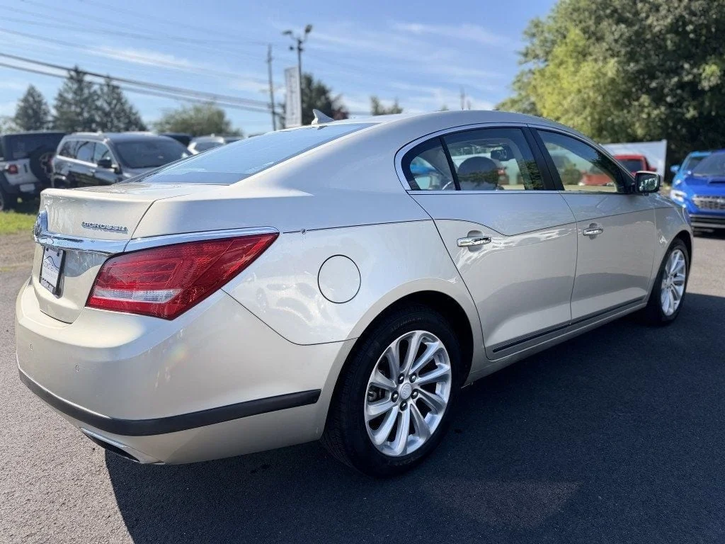 Used 2014 Champagne Silver Metallic Buick 4dr Sedan Leather FWD w/ Driver Confidence Pkg & 18