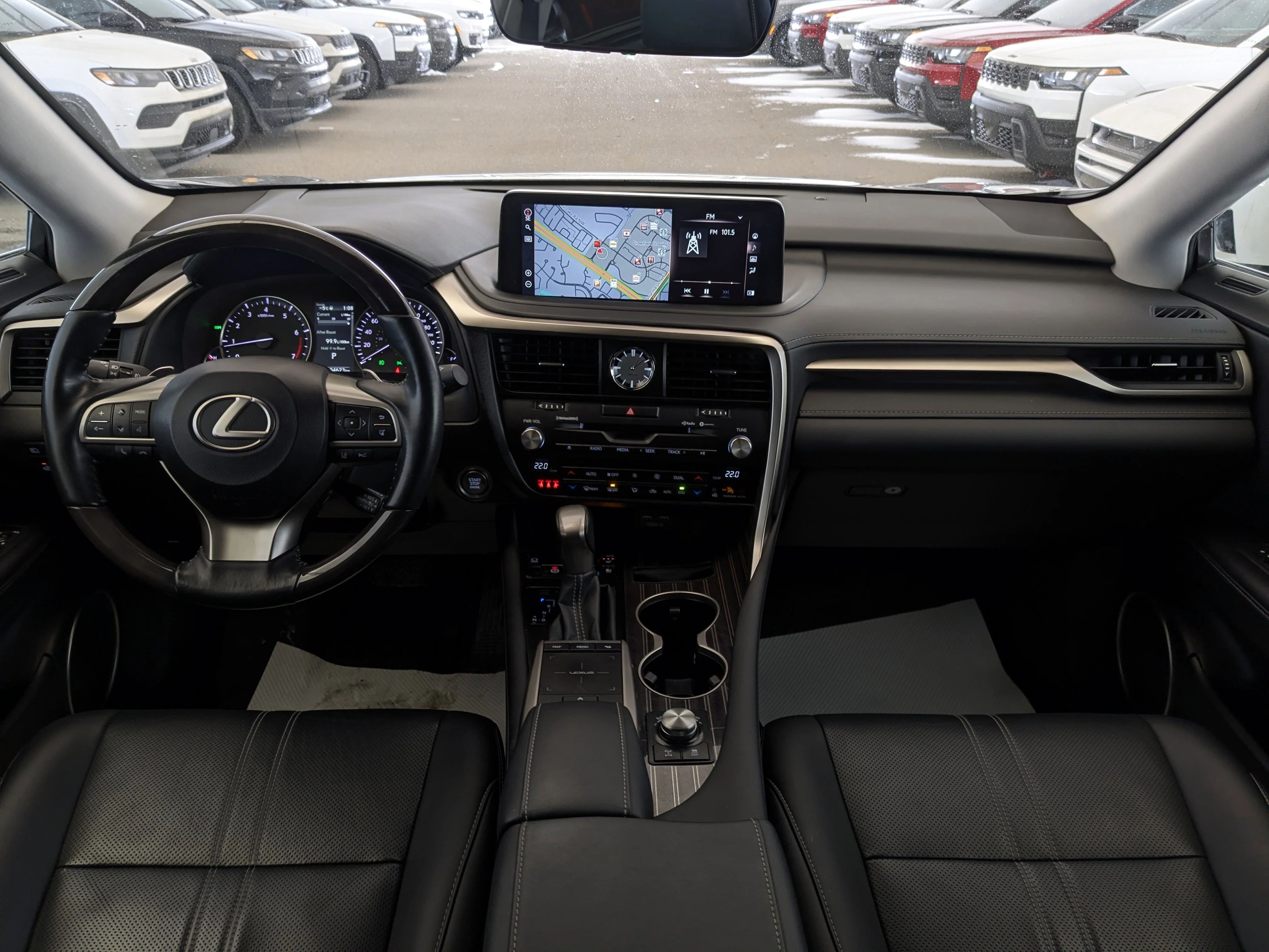 Used 2020 Silver Lexus RX 350 - 8 Touchscreen - Leather - Sunroof - image 29