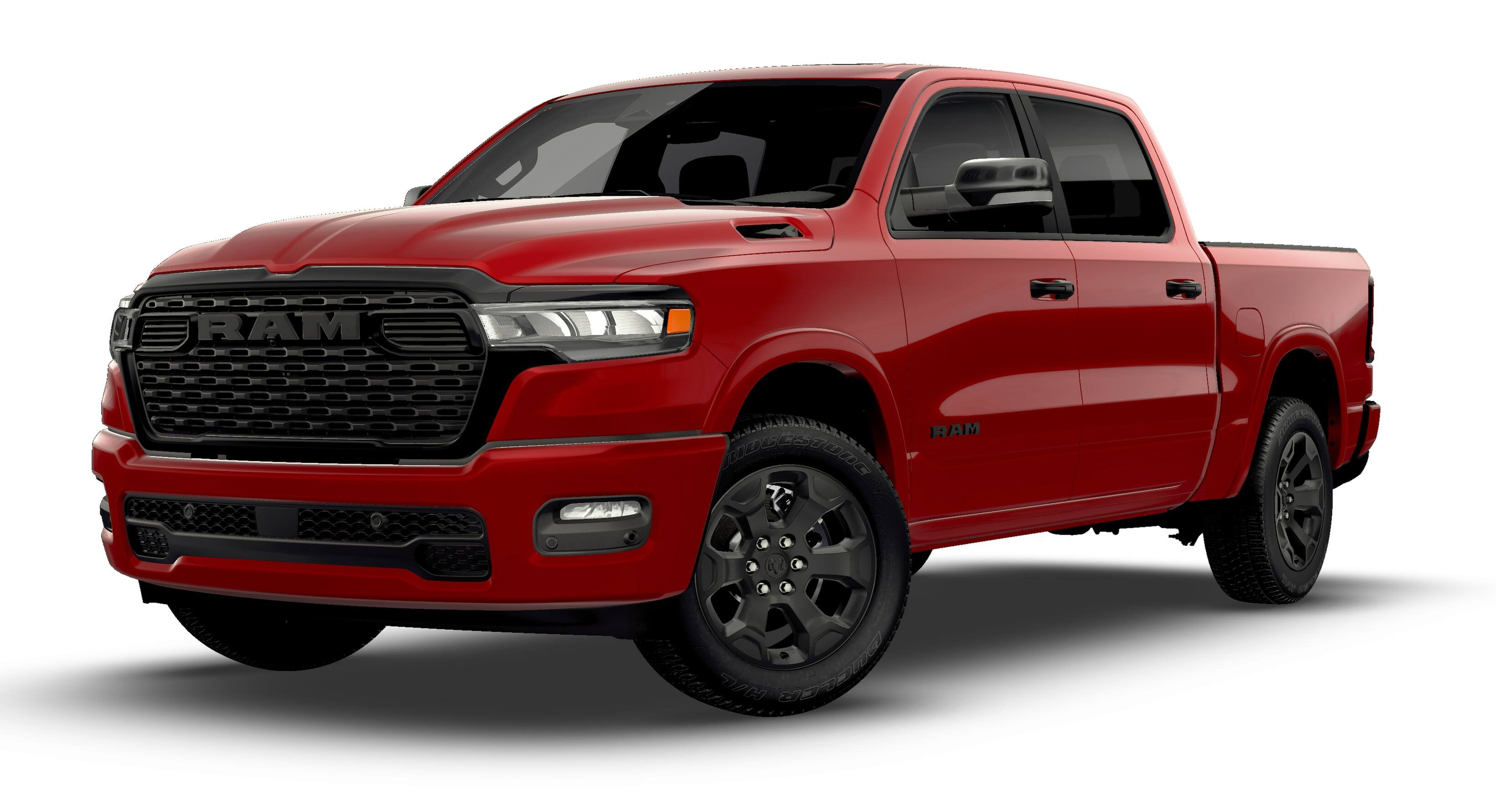 New 2026 Molten Red Pearl-Coat Exterior Paint RAM Big Horn/Lone Star image 13