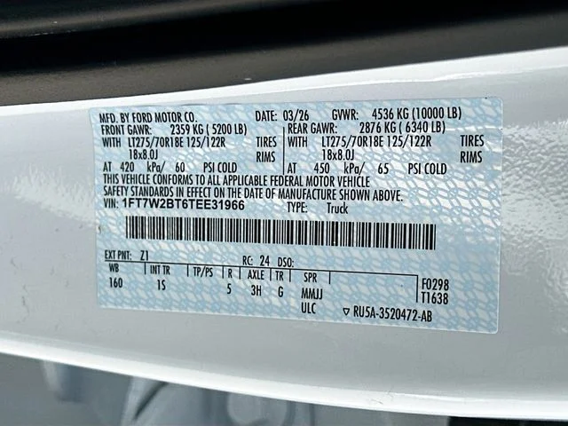 New 2026 Oxford White Ford XL image 19