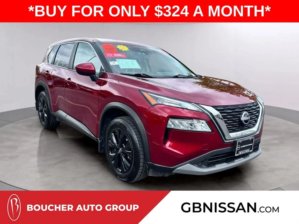 Certified Used 2023 Scarlet Ember Tintcoat Nissan SV image 1