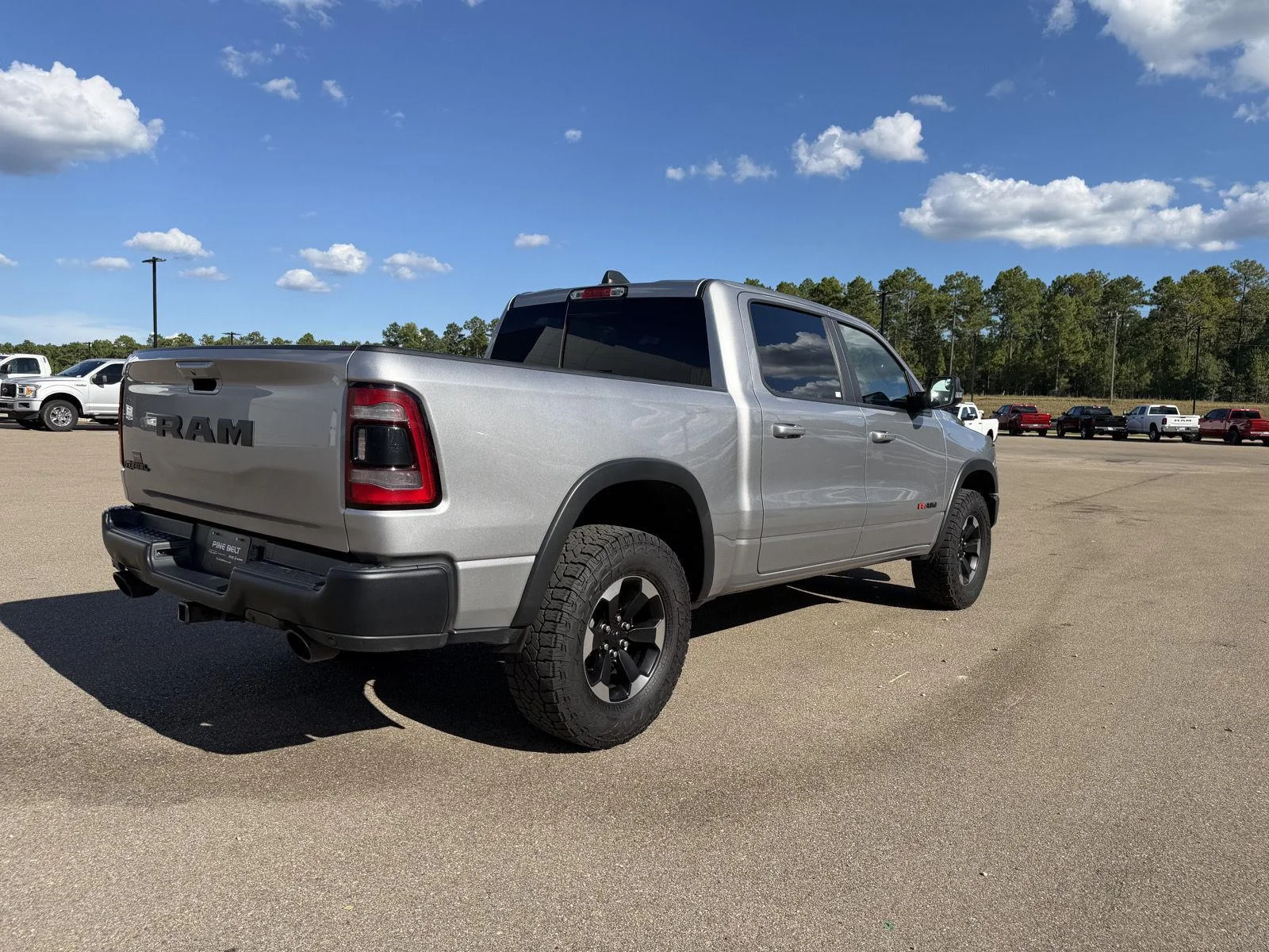Used 2021 Billet Silver Metallic Clearcoat Ram Rebel image 6