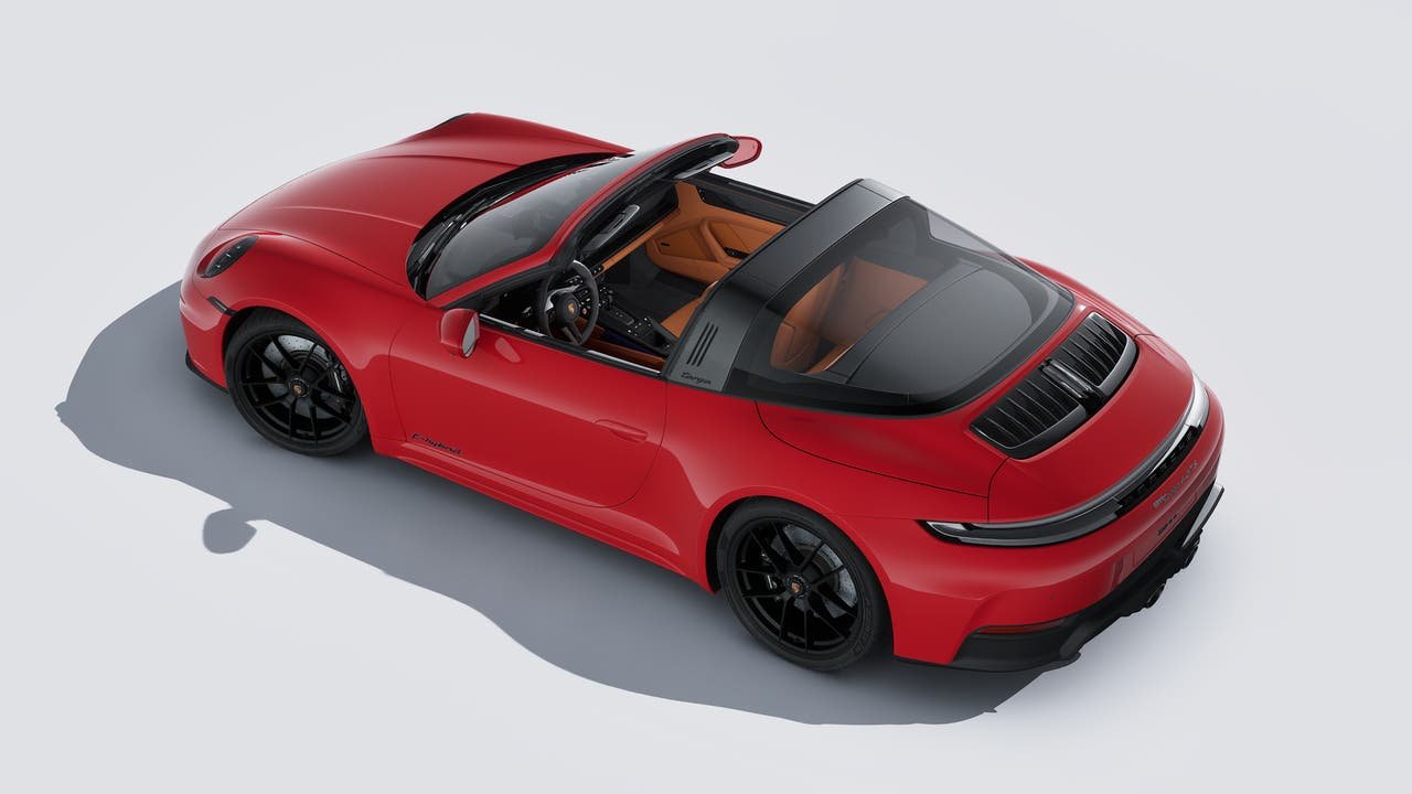 New 2026 Carmine Red Porsche Targa 4 GTS image 4