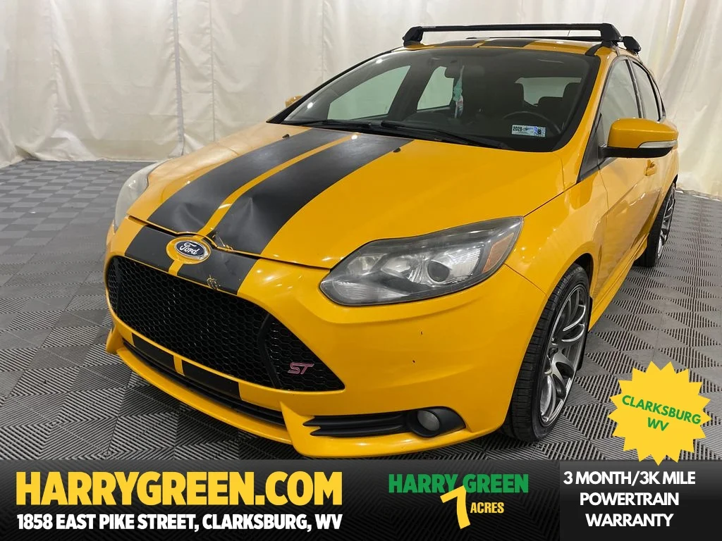 Used 2014 Yellow Ford ST image 1
