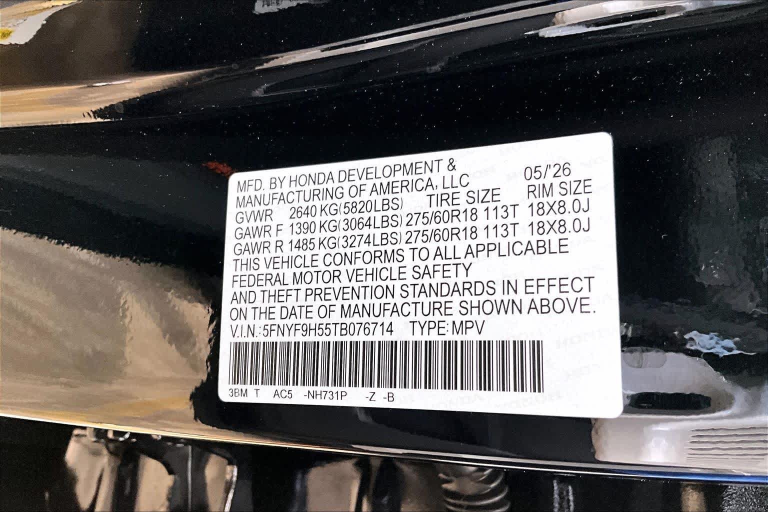 New 2026 Crystal Black Pearl Honda TrailSport image 22