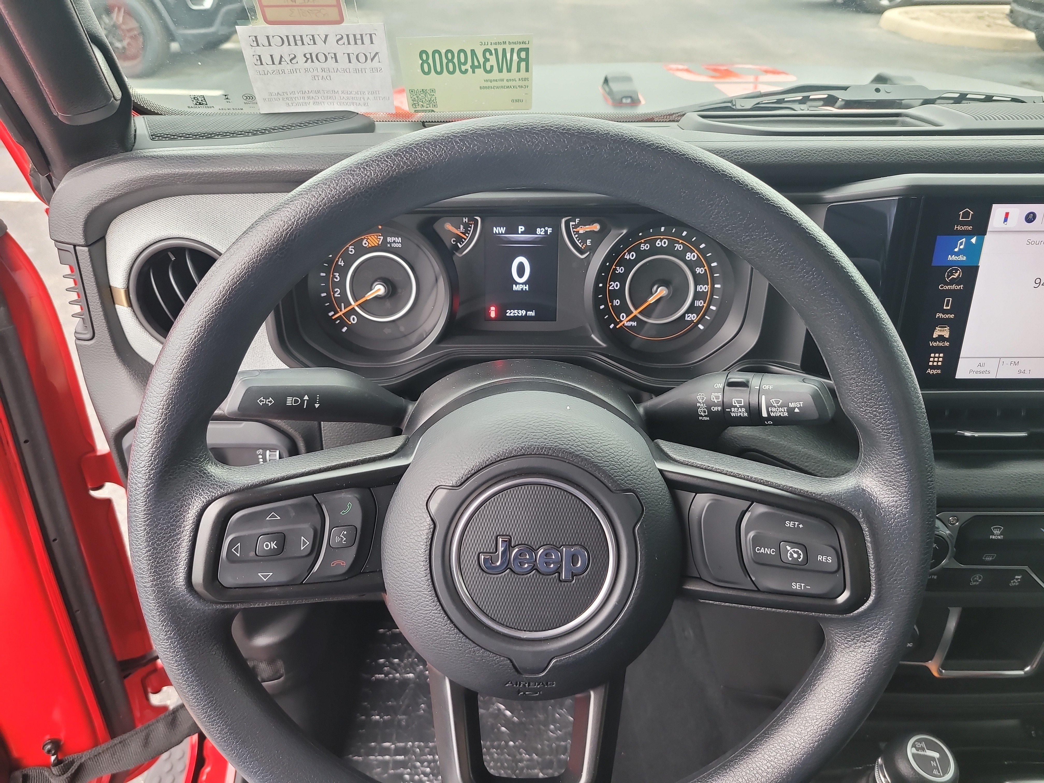 Used 2024 Firecracker Red Clearcoat Jeep Sport image 24