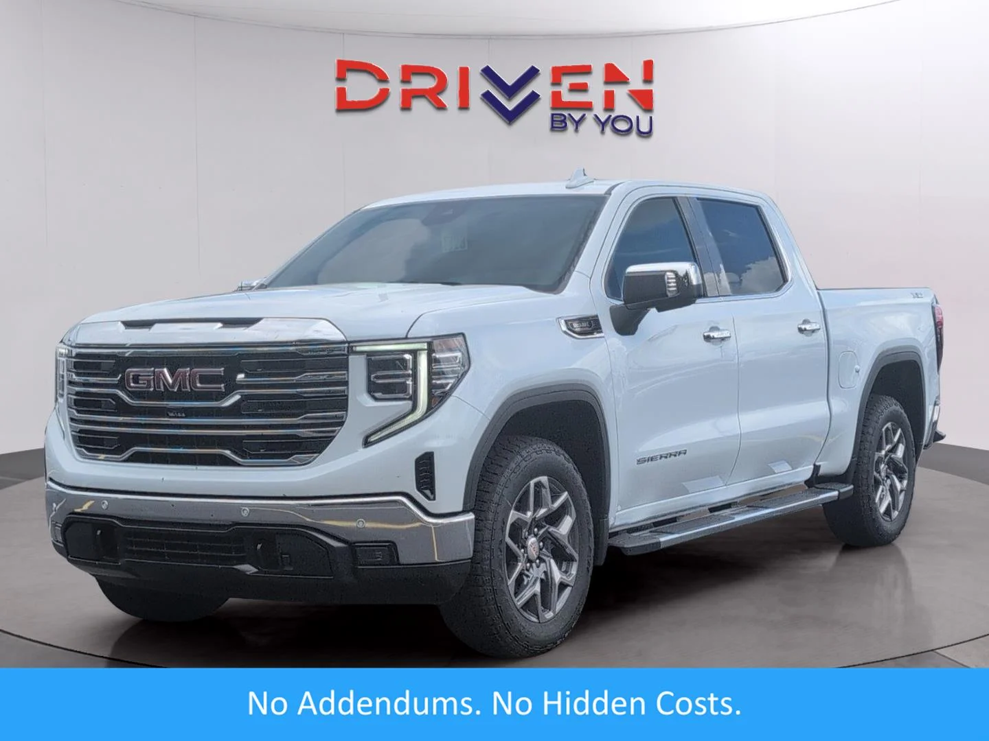 New 2026 Glacier White Tricoat GMC SLT image 1