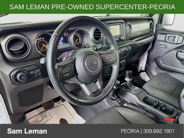 Used 2021 White Jeep Unlimited Sport S image 9