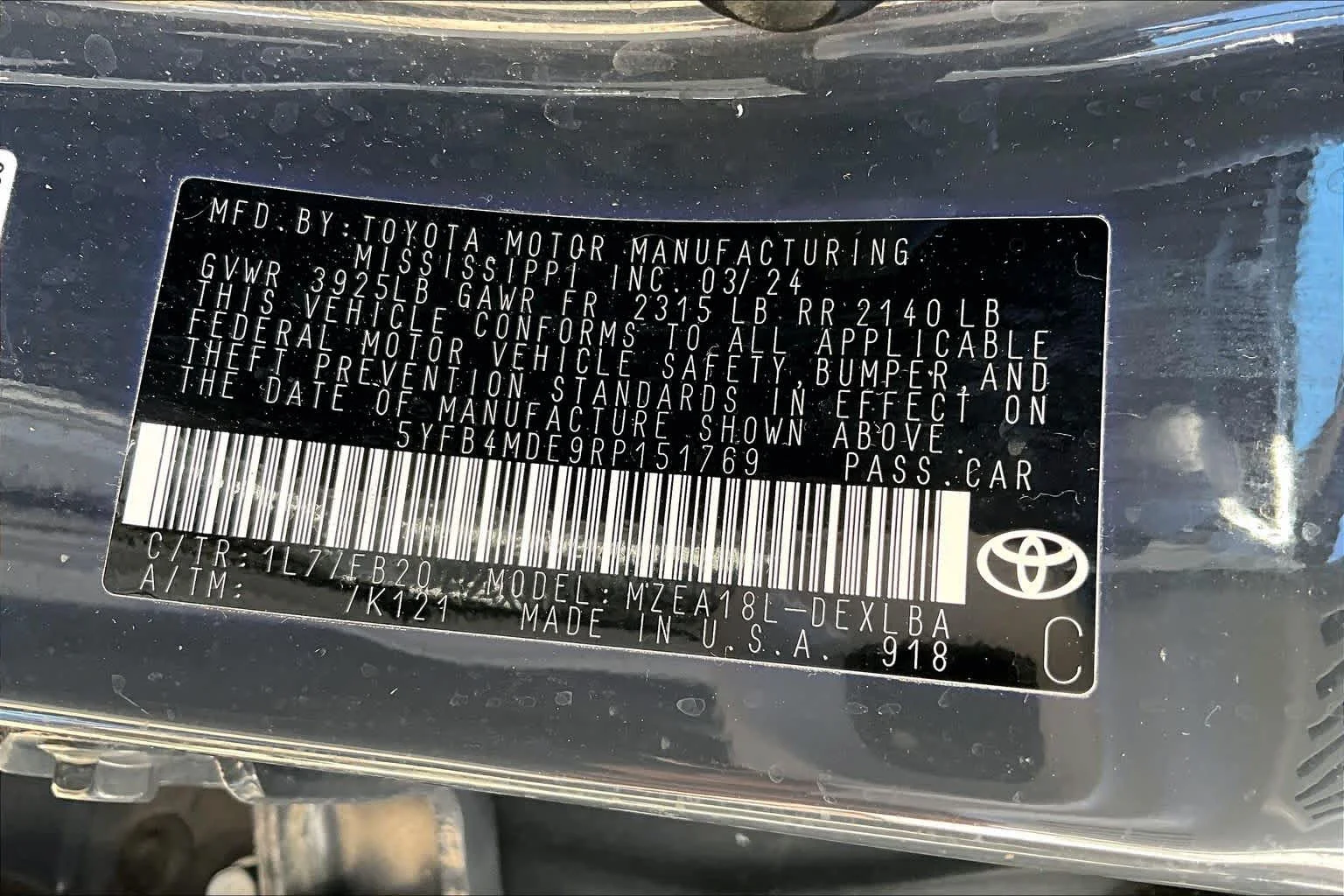 Used 2024 Underground Toyota LE image 31