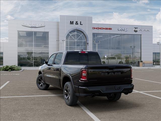 New 2026 Diamond Black Crystal Pearl-Coat Exterior Paint RAM Big Horn Crew Cab 4x4 5