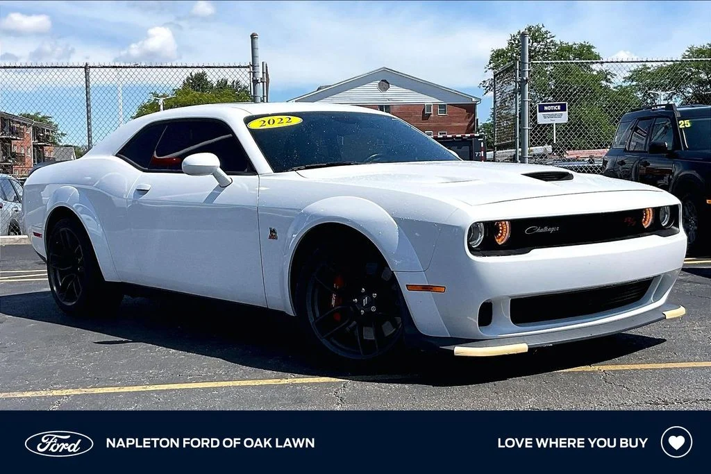 Used 2022 White Dodge R/T Scat Pack Widebody image 1
